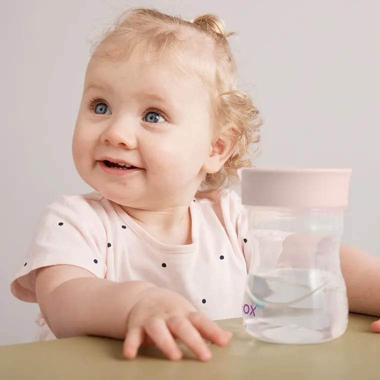 b.box, pokrywka do kubka treningowego, różowa