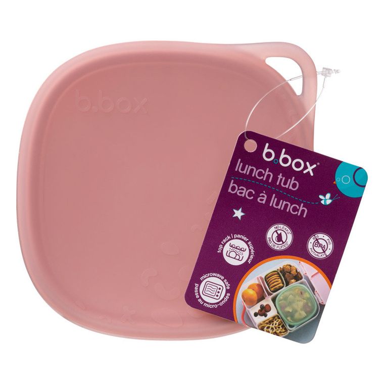 b.box, silikonowy pojemnik z pokrywką do lunchboxa, Berry