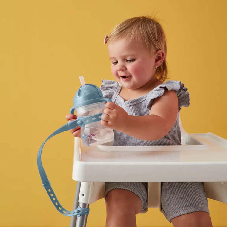 b.box, smycz do bidonu, błękitna