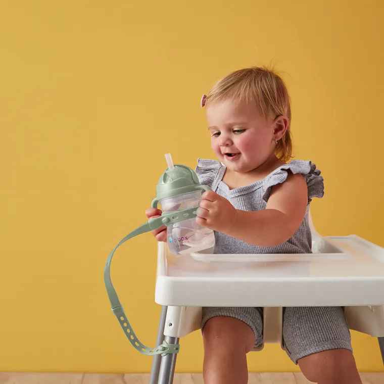 b.box, smycz do bidonu, szałwiowa