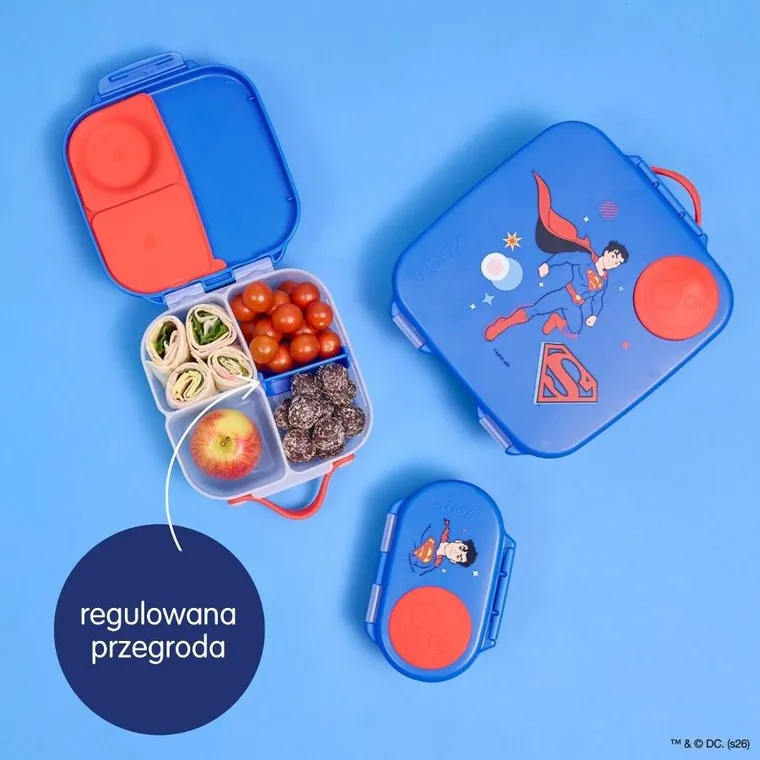 B.box, Superman, mini lunchbox