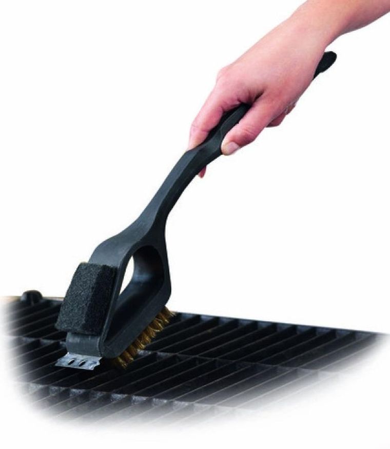 BBQ Line, szczotka do czyszczenia rusztu, 3w1, 37 cm
