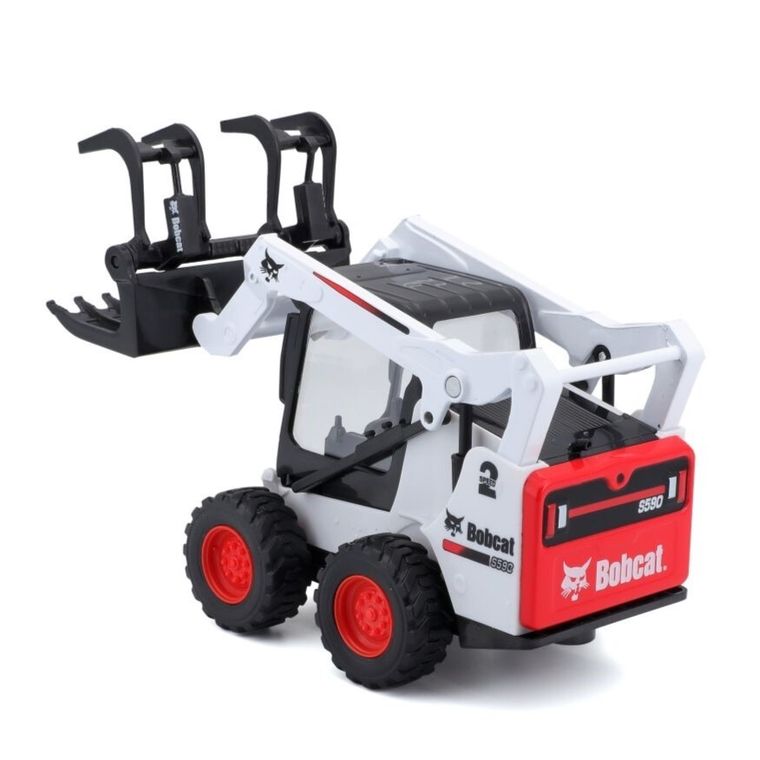 Bburago, Bobcat S590 Skid-Steer Loader Grapple, wózek widłowy