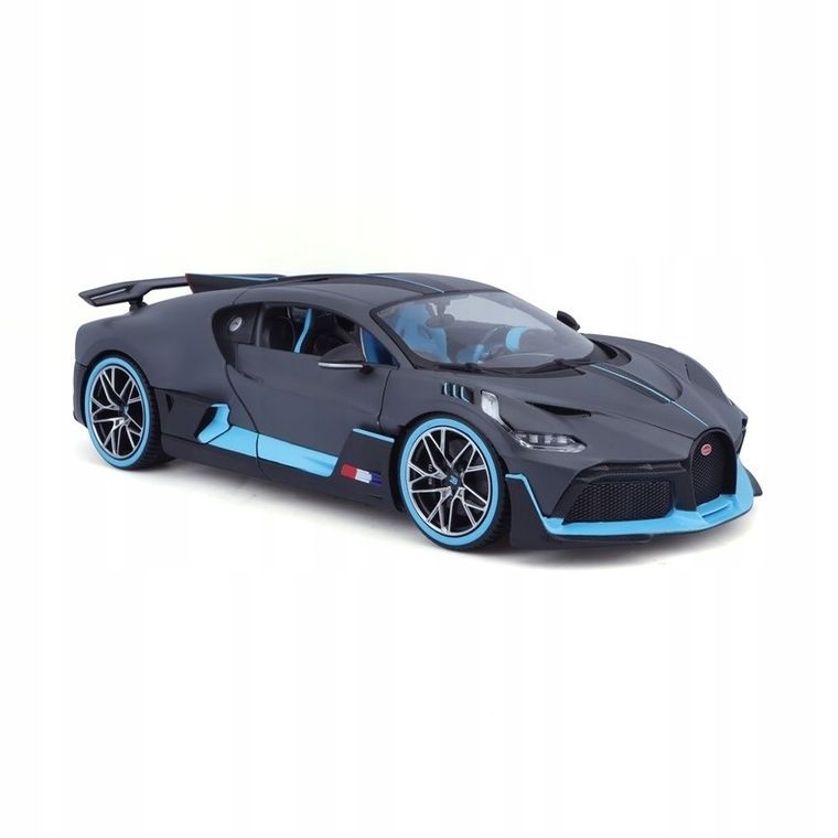 Bburago, Bugatti Divo Flat, model pojazdu, 1:18, Dark Grey