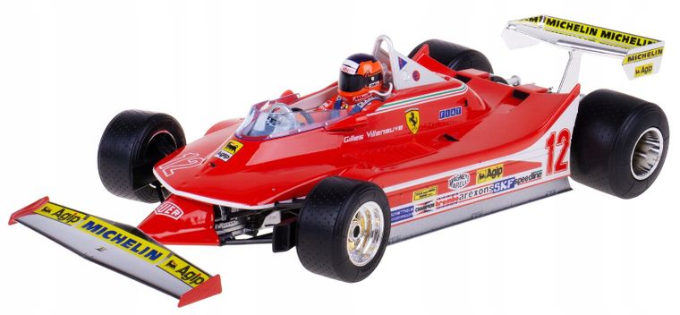 Bburago, Ferrari 312 T4 1979 Gilles Villeneuve, Bolid F1, model pojazdu, 1:18