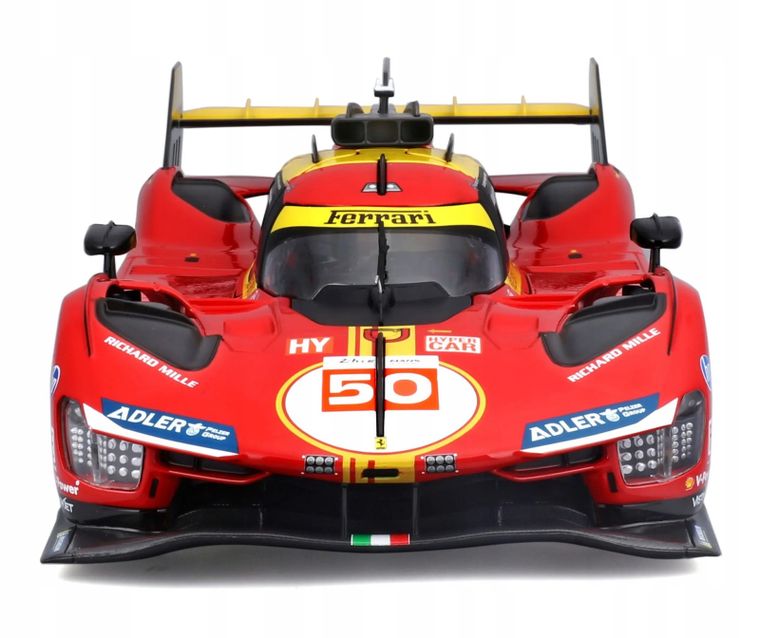 Bburago, Ferrari 499P LMH FIA 24h Le Mans Hypercar 2024, model pojazdu, 1:18