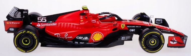 Bburago, Ferrari F1 SF-23 #55 Carloz Sainz, model pojazdu wyścigowego