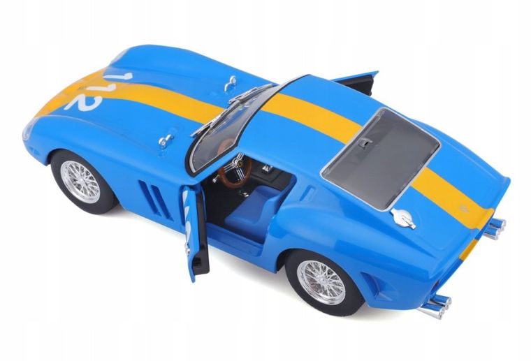 Bburago, Ferrari Racing Kit, 250 Gto #112, model pojazdu, blue, 1:24