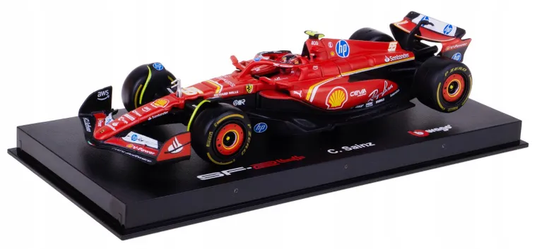 Bburago, Ferrari SF-24 2024 Imola Italy, Bolid F1, model pojazdu, 1:43