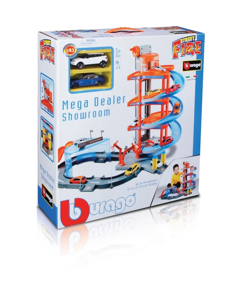 Bburago, Mega Dealer Showroom, parking z akcesoriami