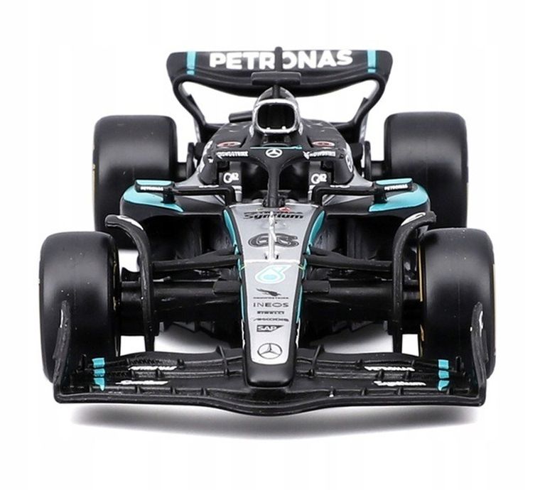 Bburago, Mercedes AMG W16 2025 George Russell, Bolid F1, model pojazdu, 1:43