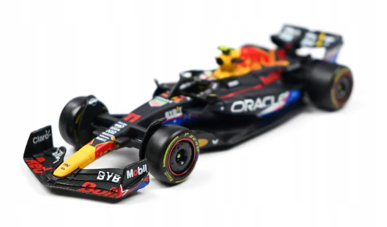 Bburago, Oracle Red Bull Racing, RB19, Max Verstappen Sergio Perez, Bolid F1, model pojazdu, 1:43