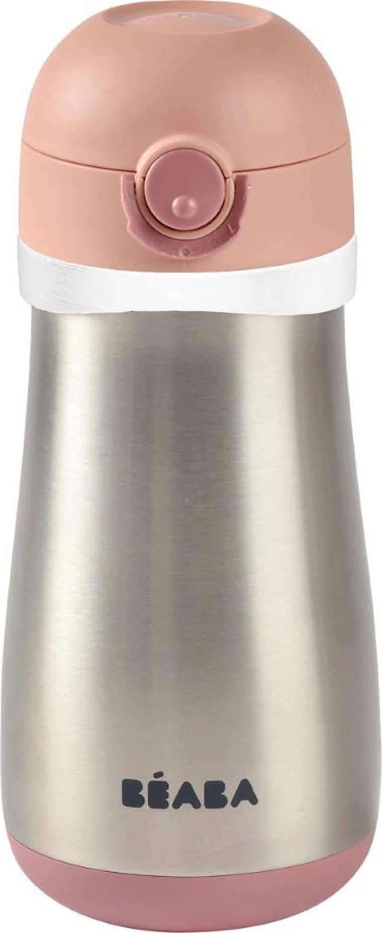 Beaba, bidon termiczny, old pink, 350 ml