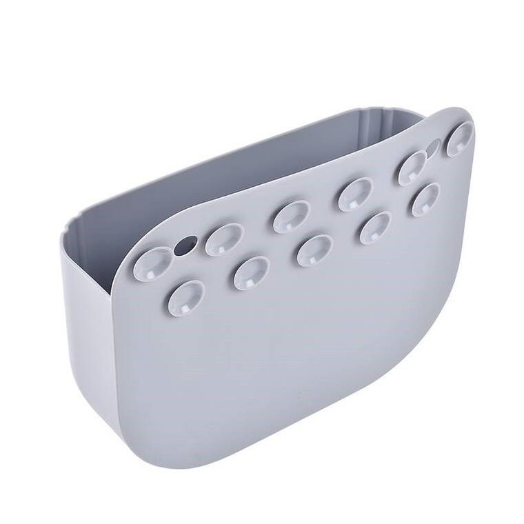 Beaba, silikonowy zestaw do kąpieli: zabawki Mint/multi colors i kosz do przechowywania Pebble