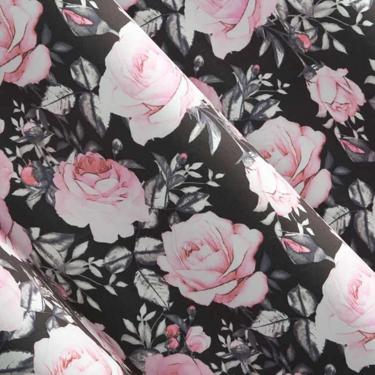 Bellis, zasłona zaciemniająca w kwiatowy wzór, 135-250 cm