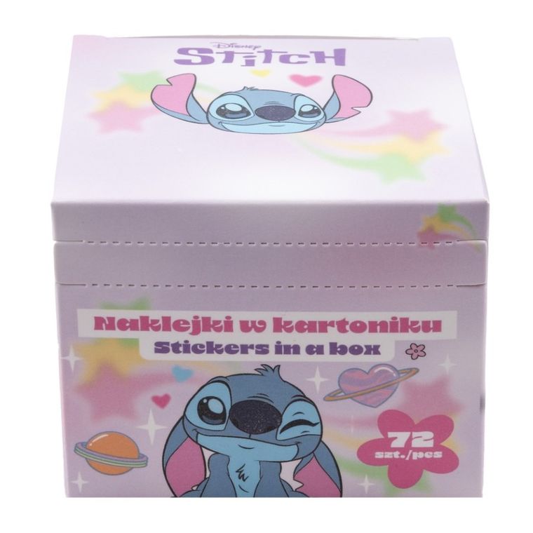 Beniamin, Lilo i Stitch, naklejki w kartoniku, 72 elementy