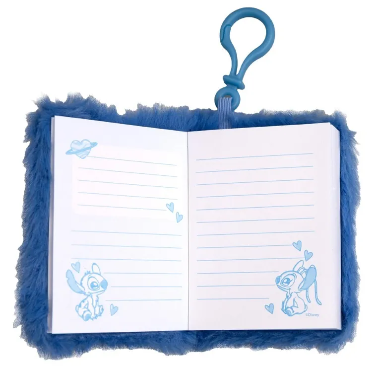 Beniamin, Lilo i Stitch, pluszowy notes z zawieszką, 1 szt.