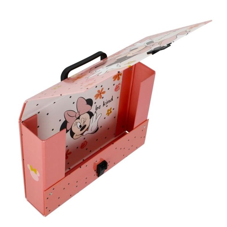 Beniamin, Myszka Minnie, teczka z rączką, A4, 65 mm, 1 szt.