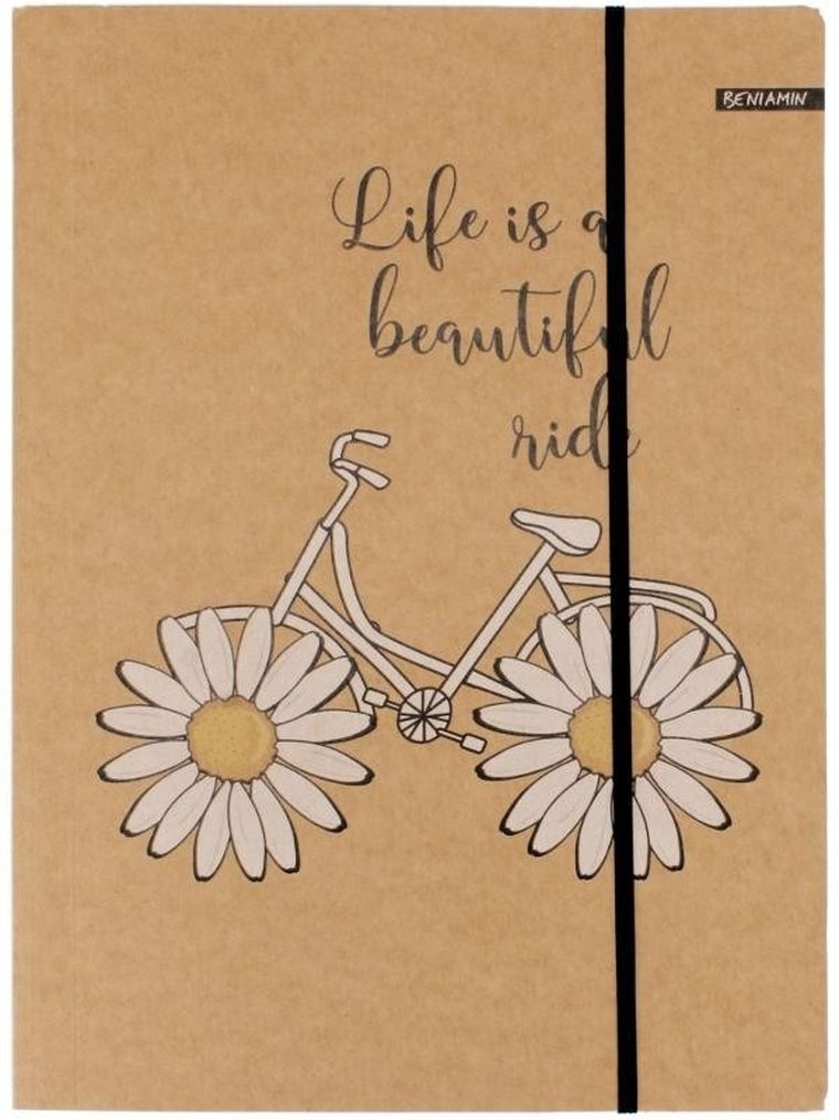 Beniamin, teczka z gumką A4, kraft liner, 1 szt.