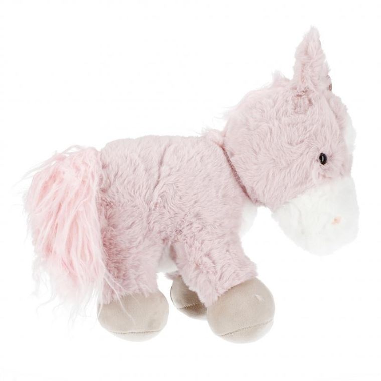 Beppe, Osiołek Ricardo, maskotka, różowy, 30 cm