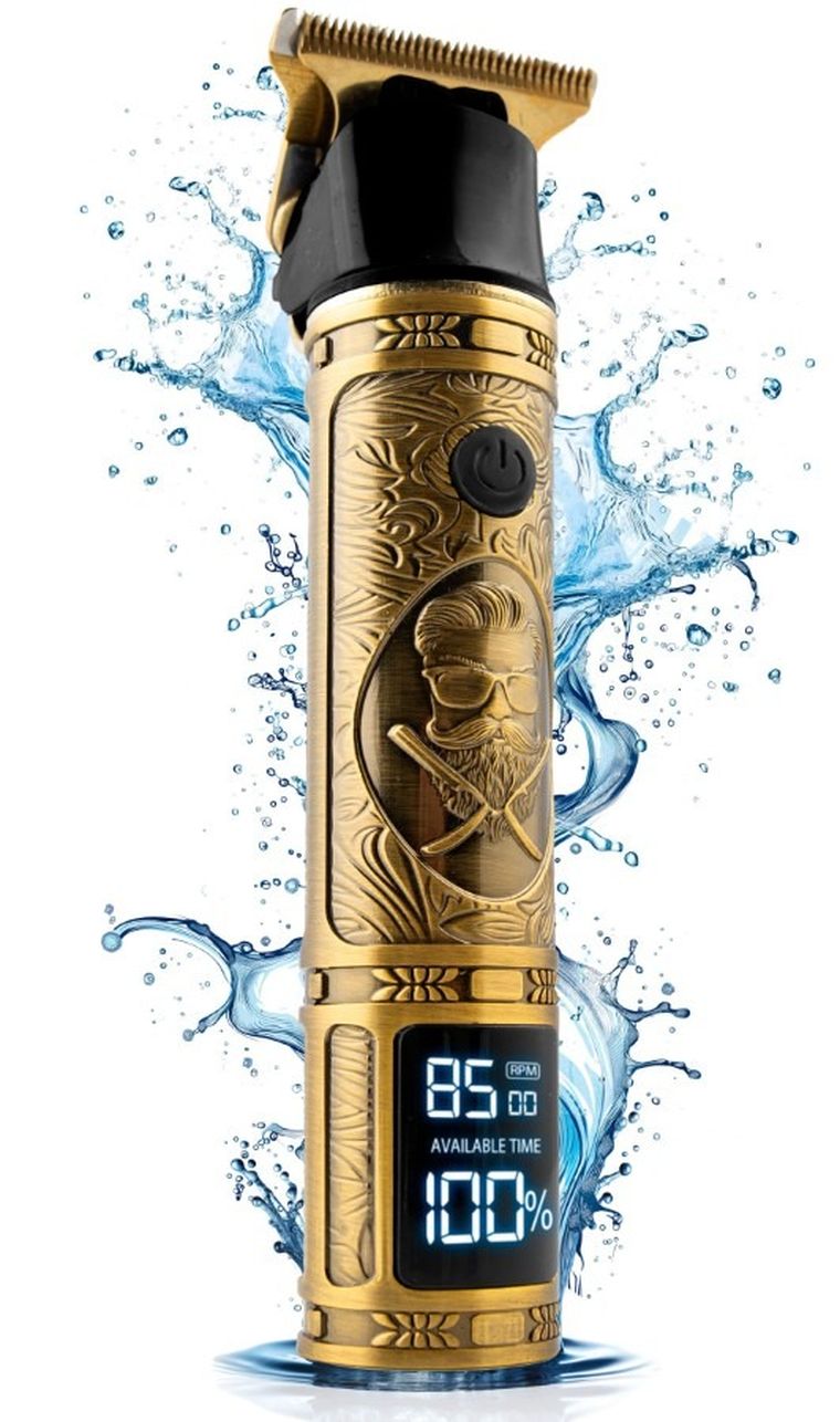 Berdsen, Barber, maszynka do strzyżenia włosów, złota, BD-261