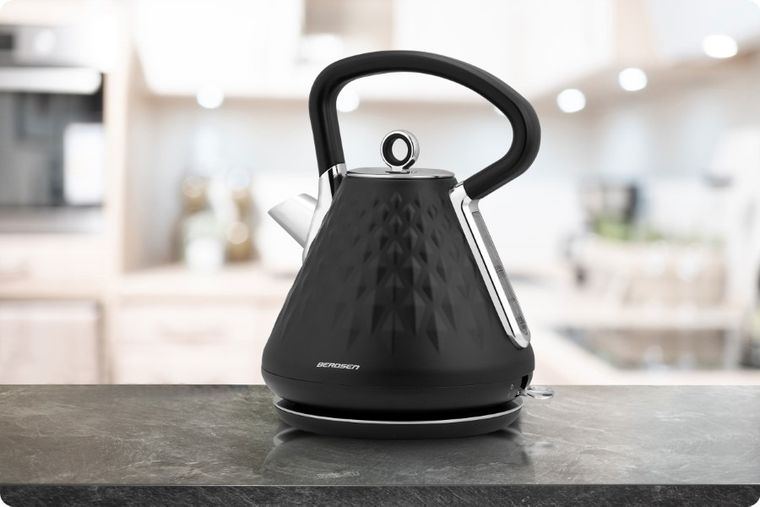 Berdsen, czajnik elektryczny, czarny, 1.7l, BD-700