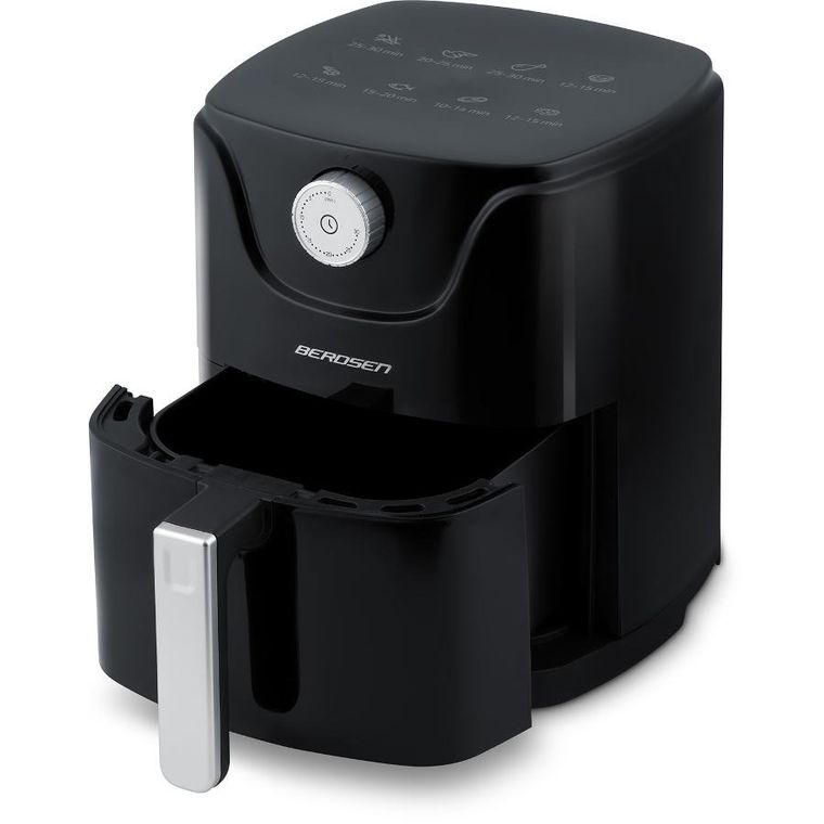 Berdsen, frytkownica beztłuszczowa, air fryer, czarny, 2,5l, BD-654