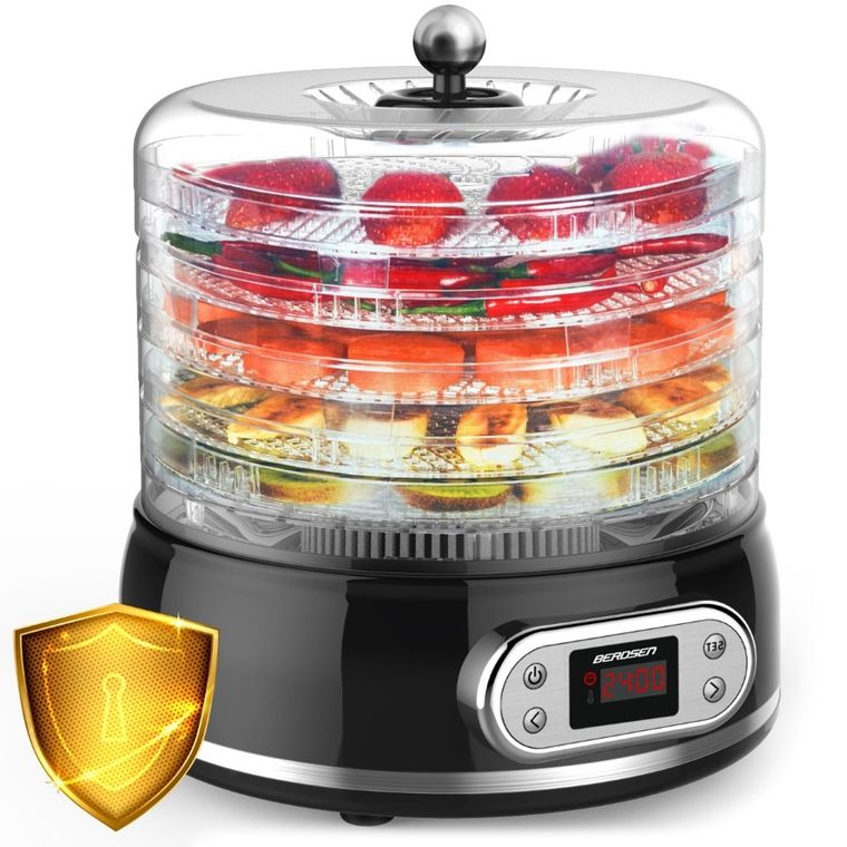 Berdsen, suszarka spożywcza do grzybów i owoców, 400W 10L
