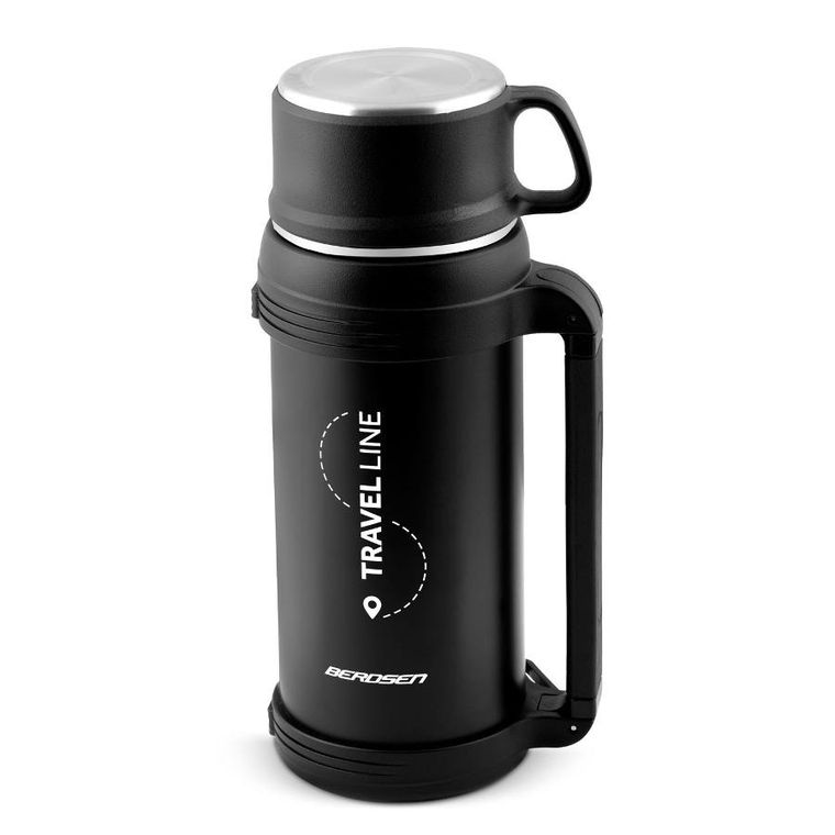 Berdsen, termos próżniowy, czarny, 1500 ml