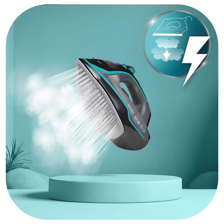 Berdsen, żelazko parowe, ceramiczna powłoka, praca w pionie, 2600W, BD-331