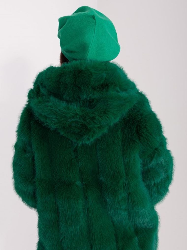 Beret damski, zielony, Italy Moda