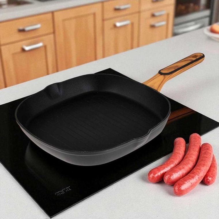 Bergner, Charcoal, patelnia grillowa multiclad, 28 cm