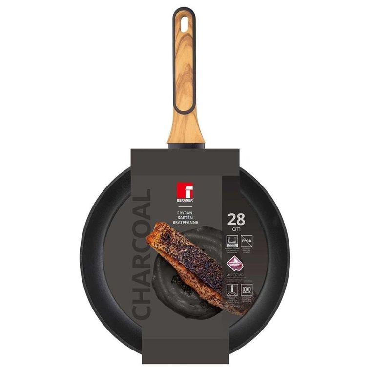 Bergner, Charcoal, patelnia multiclad, 28 cm