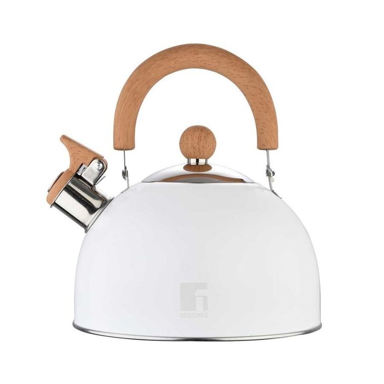 Bergner, czajnik stalowy z gwizdkiem, naturally, 2,3l, bg-37304