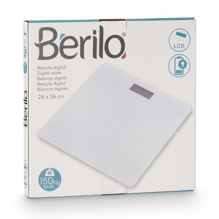 Berilo, elektroniczna waga łazienkowa do 150 kg