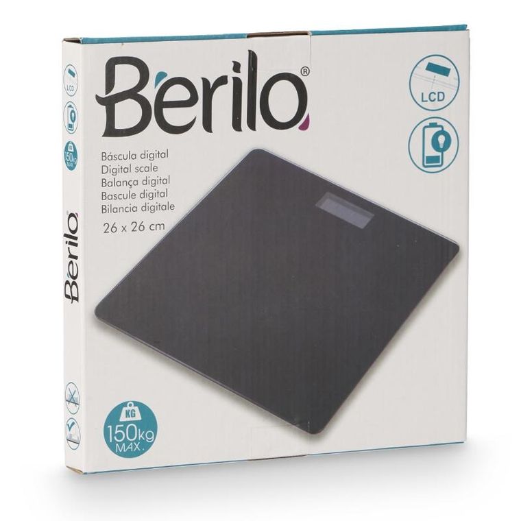 Berilo, elektroniczna waga łazienkowa do 150 kg