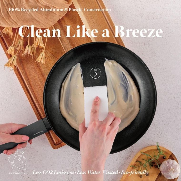 Berlinger Haus, Anthracite, zestaw patelni tytanowych, 3 szt.