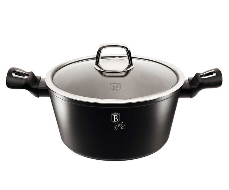 Berlinger Haus, Black Royal, garnek granitowy, 4.1l