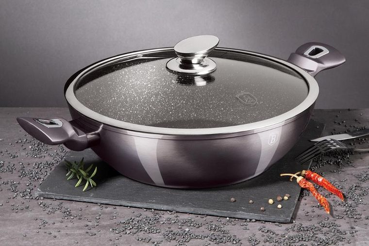 Berlinger Haus, Carbon Pro, wok, garnek granitowy, 4.8l