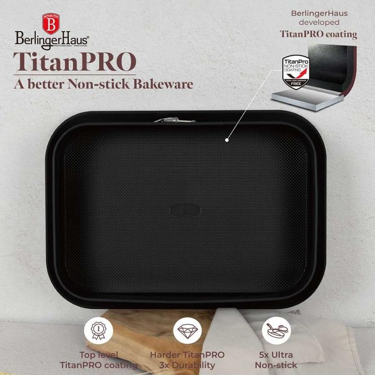 Berlinger Haus, forma tytanowa, leonardo, 39-27 cm