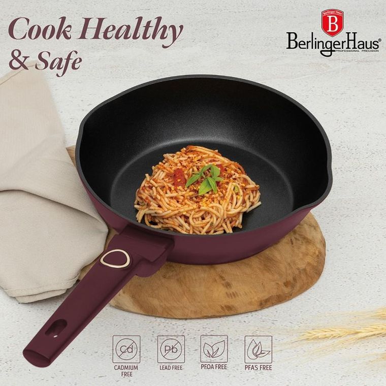 Berlinger Haus, Leonardo, głęboka patelnia tytanowa, 28 cm