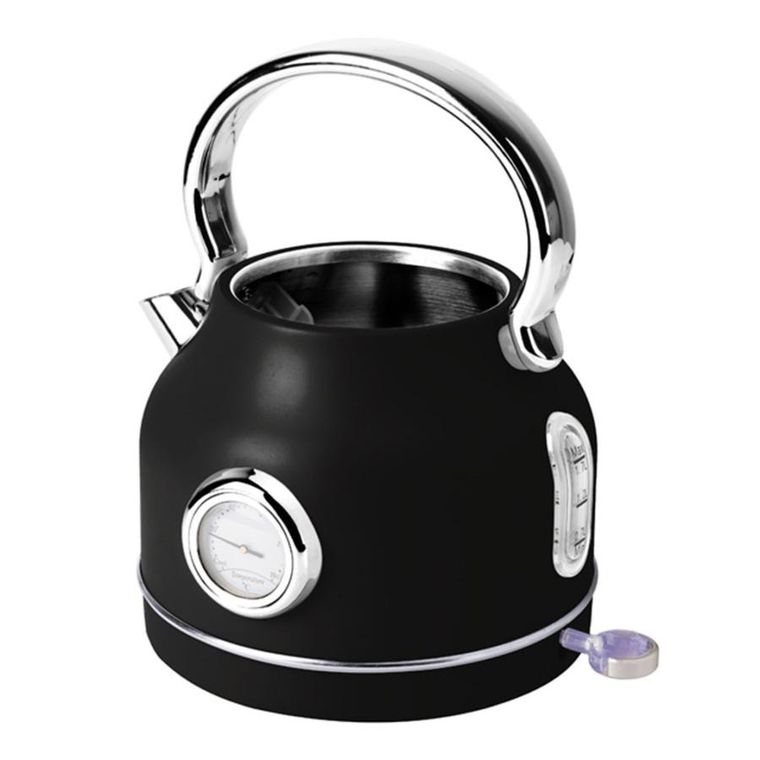 Berlinger Haus, Matte Black, czajnik elektryczny z termometrem, 1,7l, BH-9640
