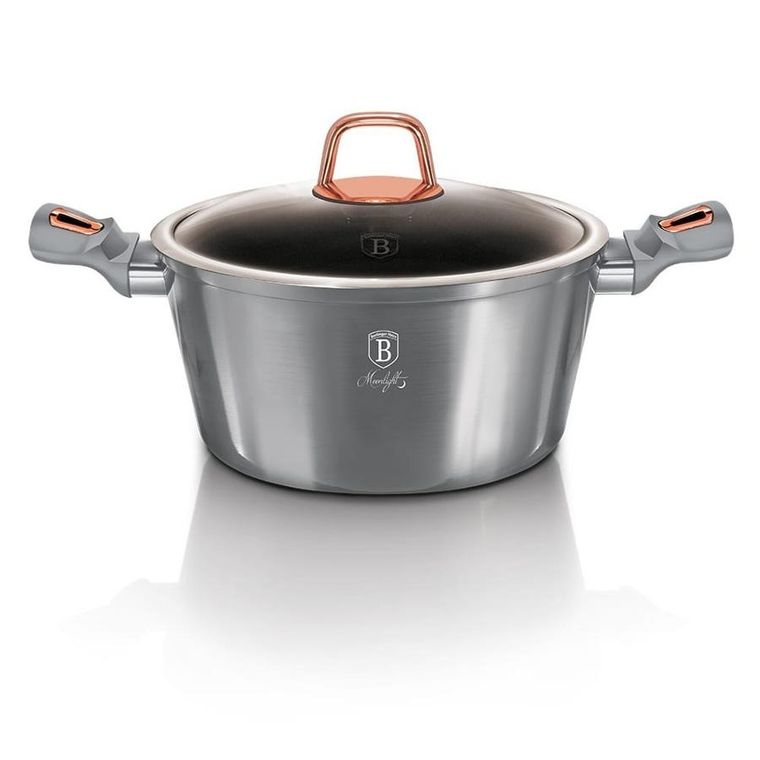 Berlinger Haus, Moonlight, zestaw: garnki z pokrywą + patelnie, 13 elementów