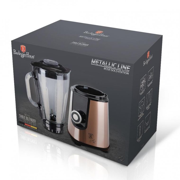 Berlinger Haus, Rose Gold, blender kielichowy, smoothie