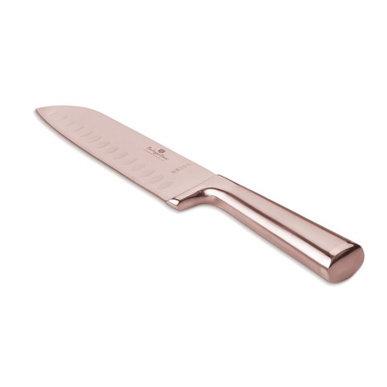 Berlinger Haus, Rose Gold, stalowy nóż santoku, 17,5 cm, BH-2935