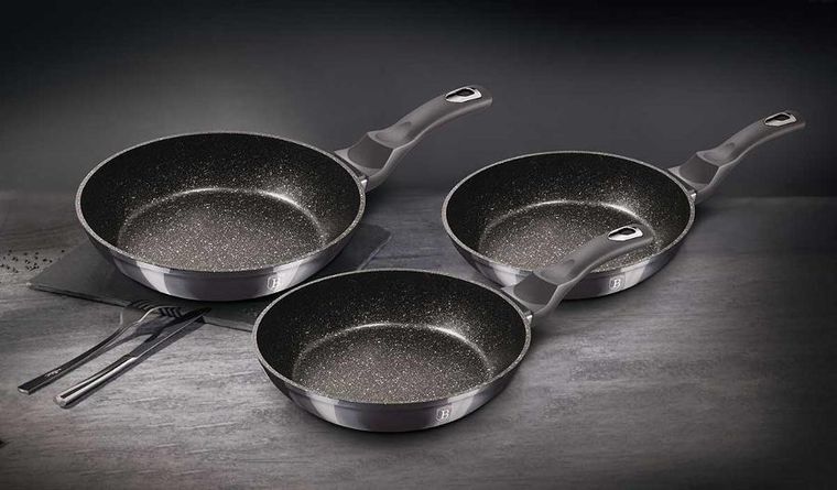 Berlinger Haus, zestaw 3 patelni granitowych