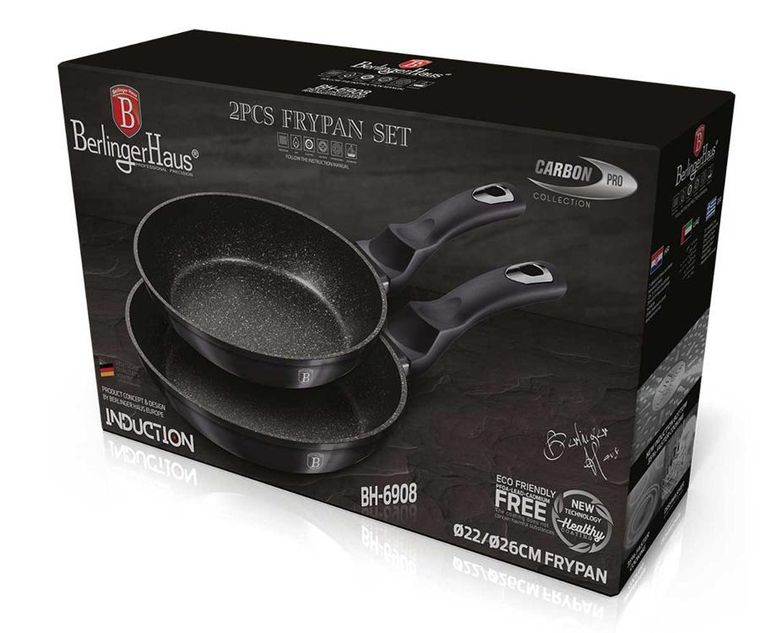 Berlinger Haus, zestaw patelni, Carbon Pro