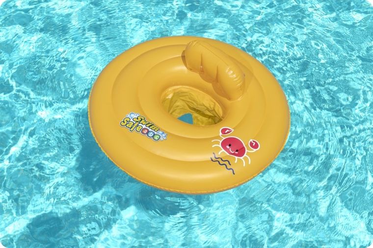 Bestway, Baby Seat, kółko nadmuchiwane, z zabezpieczeniami, 69 cm