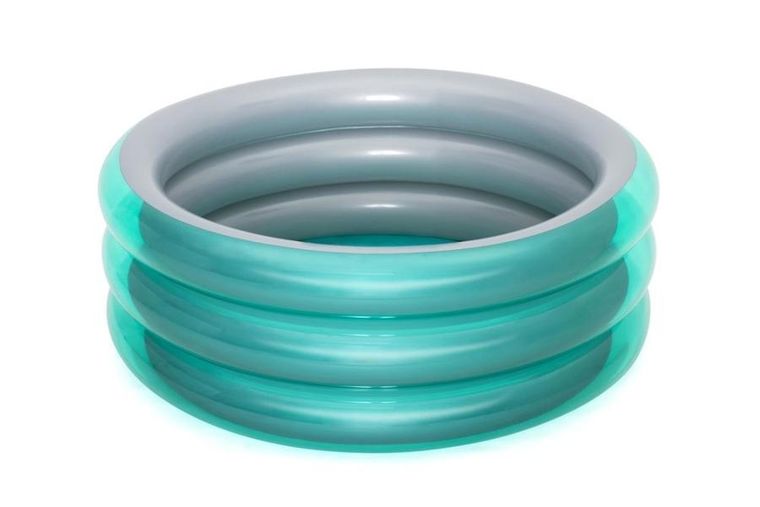 Bestway, basen dmuchany, okrągły, szary, 53-150 cm