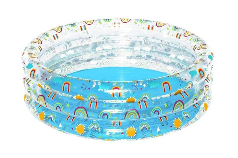 Bestway, basen dmuchany, okrągły, tęcza, 53-150 cm